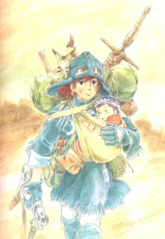 adventurer with child and companion