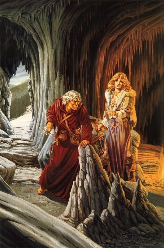adventurers in a cave