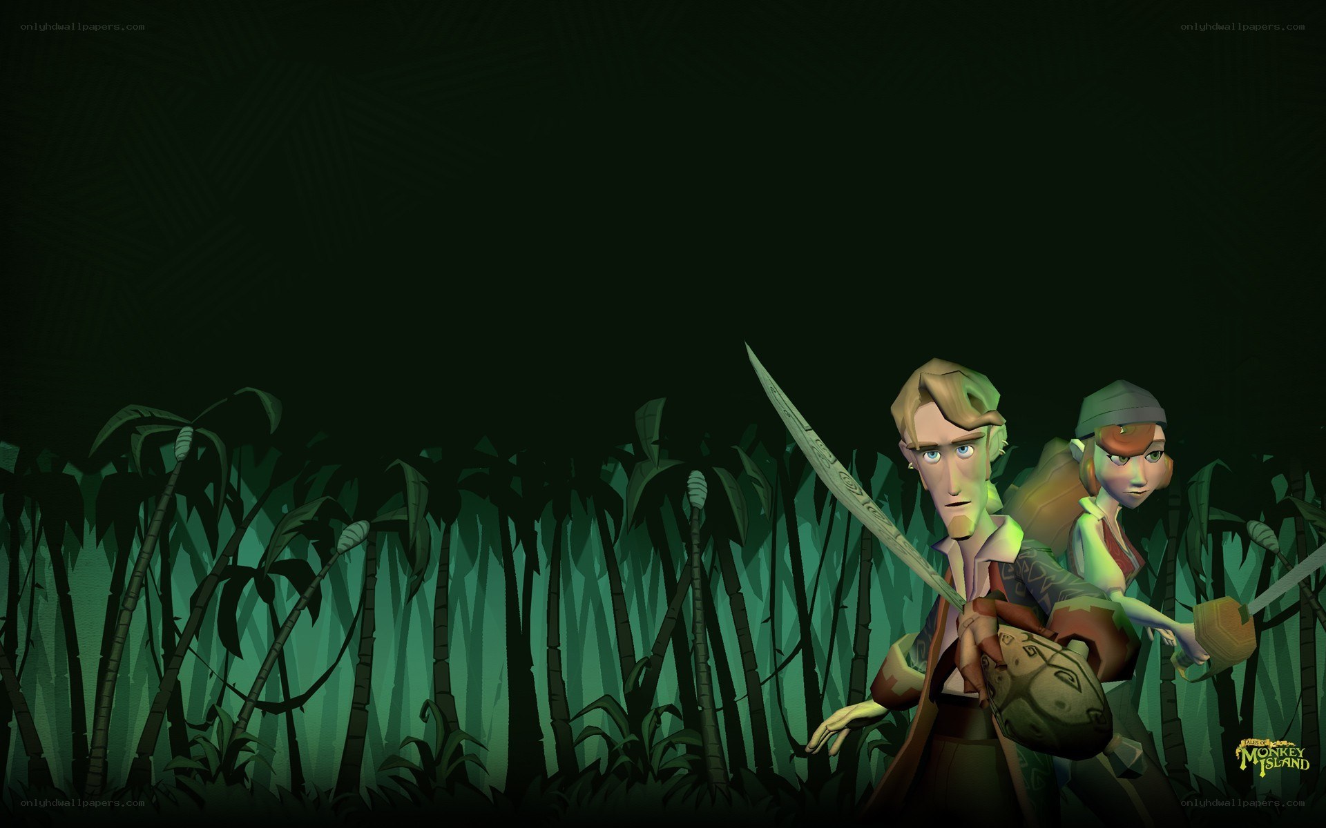 adventurers in a jungle