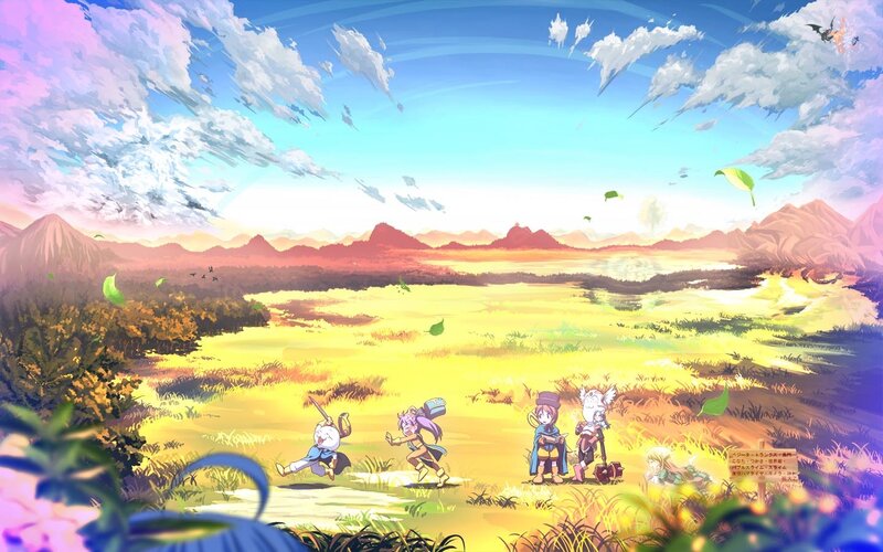 adventurers in a vast field
