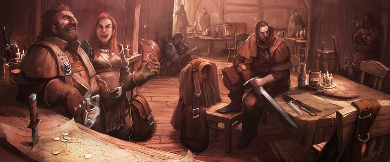 Adventurers in Tavern