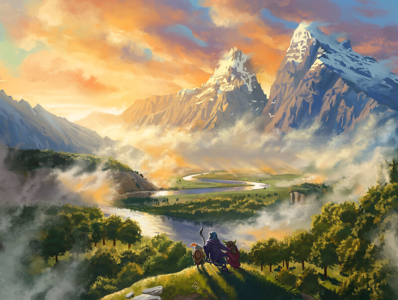 Adventurers on a Hill