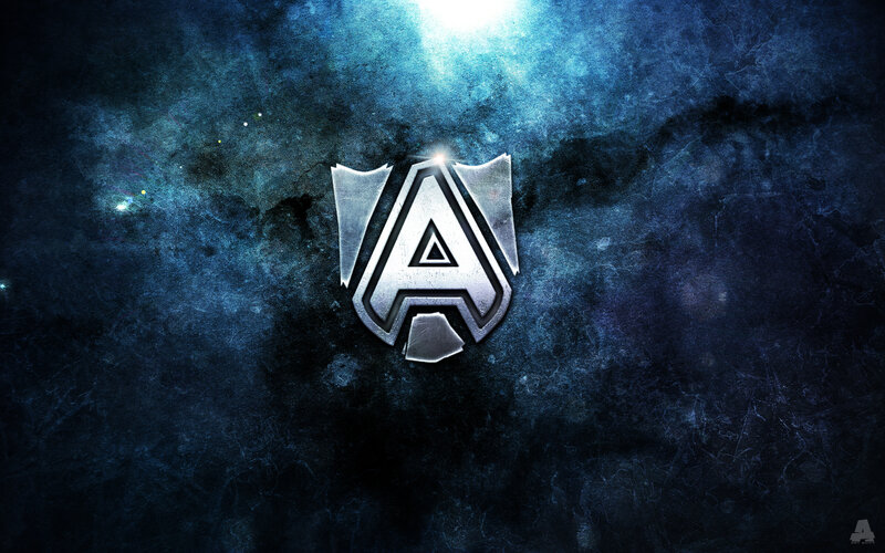 Aegis logo on cosmic background