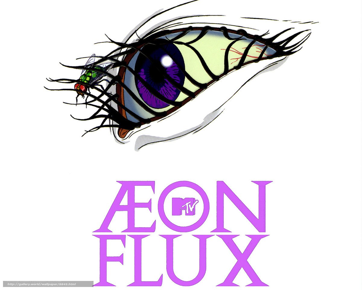 Aeon Flux logo with eye