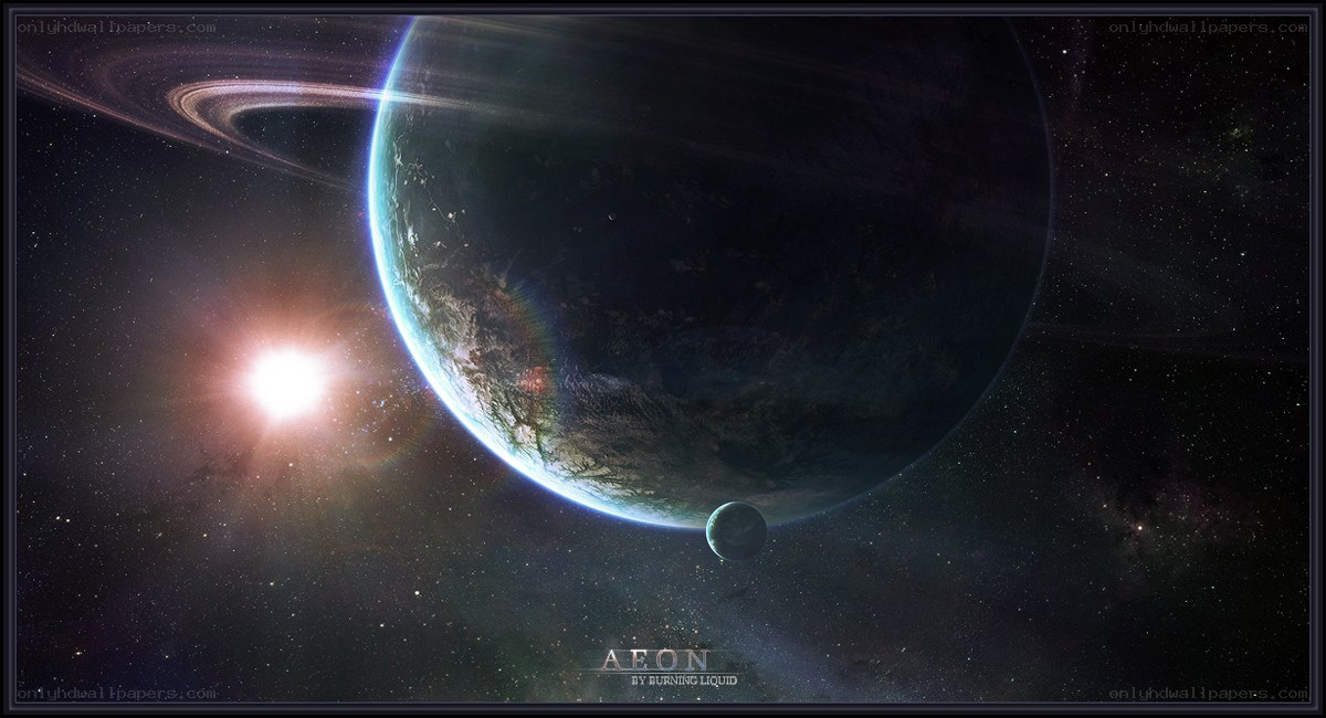 Aeon planet with rings