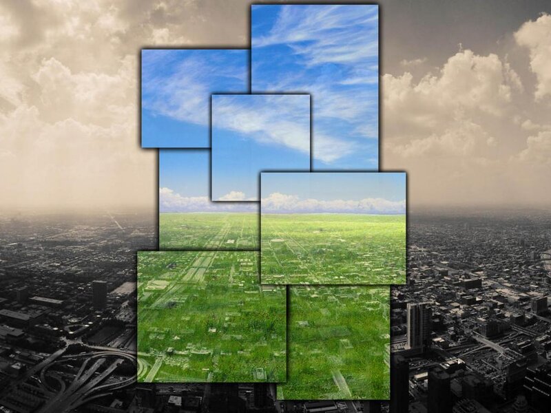 Aerial City View