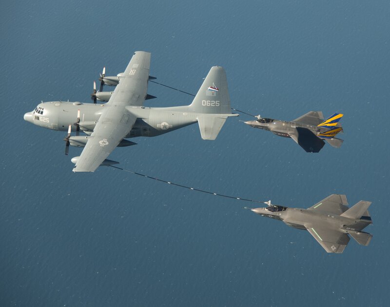 Aerial refueling of F-35s