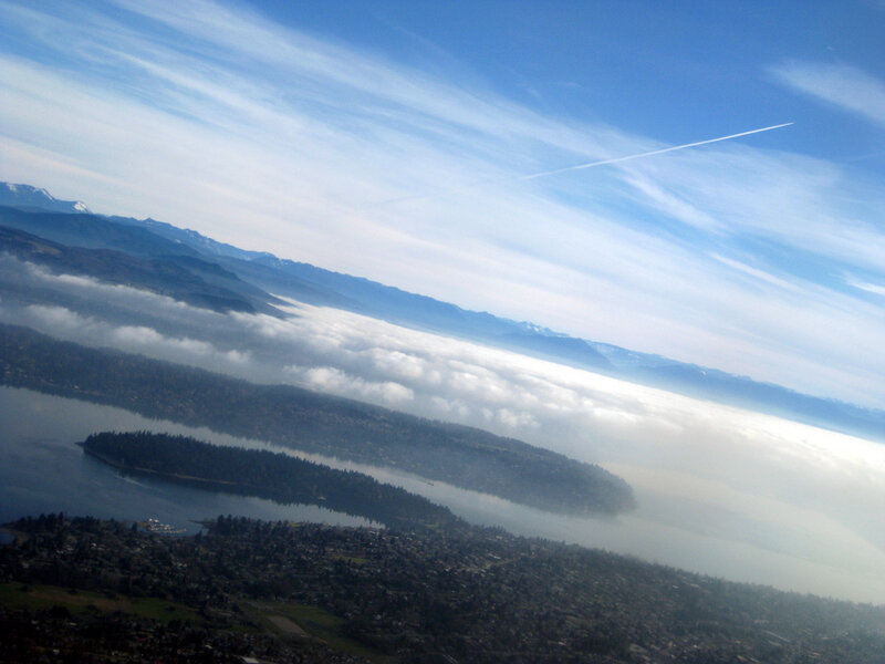 Aerial View of a Bay — Blue, Serene, Morning