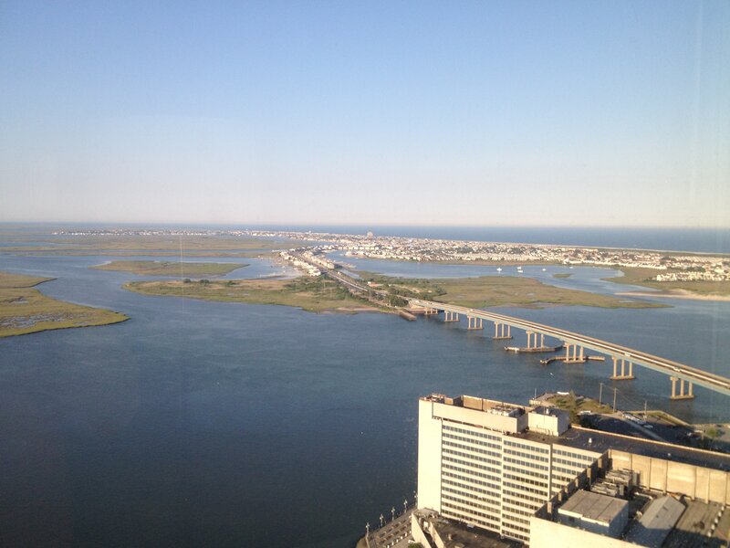 Aerial View of a Bridge — Blue