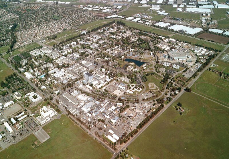 Aerial View of a Campus — Green