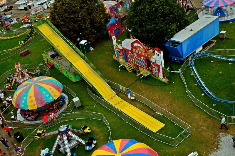 Aerial View of a Carnival