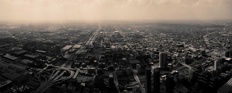 aerial view of a city