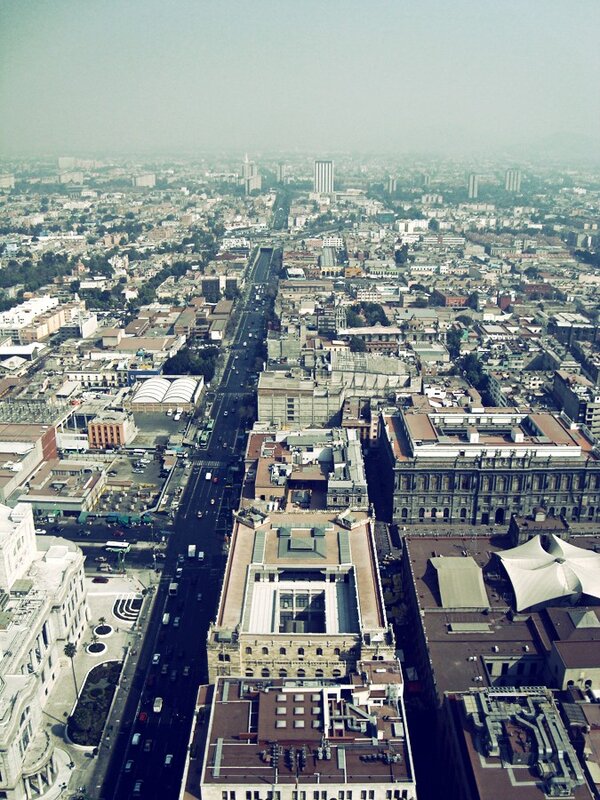 Aerial view of a city