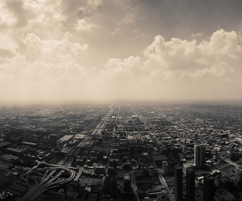 Aerial view of a city