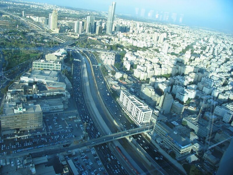 Aerial view of a city