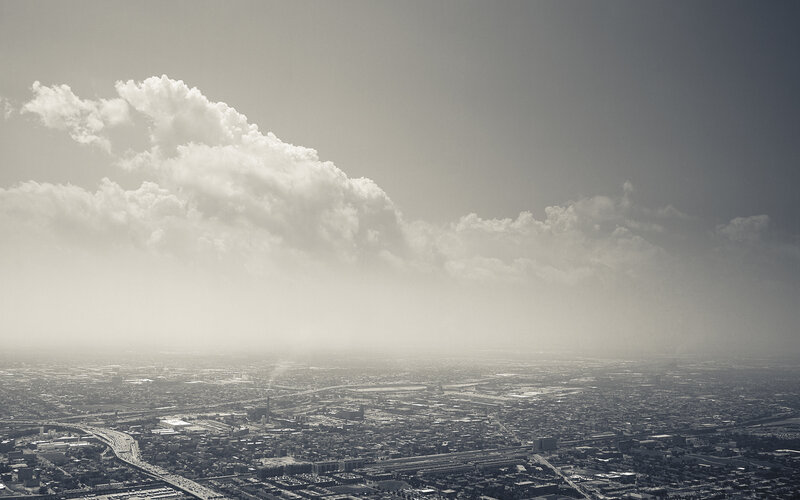Aerial view of a city