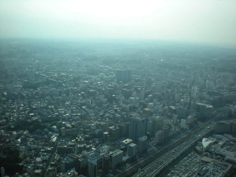 Aerial view of a city