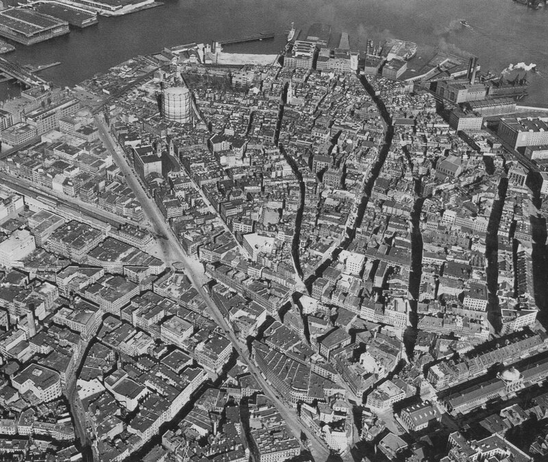 Aerial view of a city