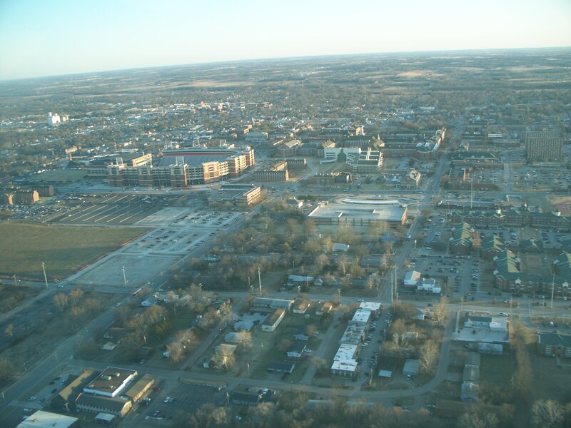 Aerial view of a city