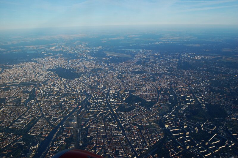Aerial view of a city