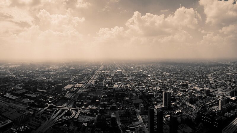 aerial view of a city