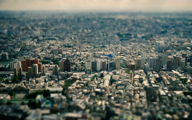 aerial view of a city