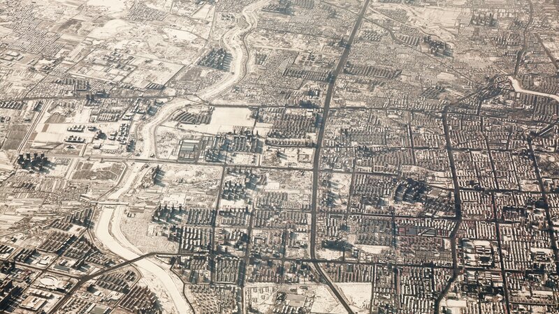 aerial view of a city