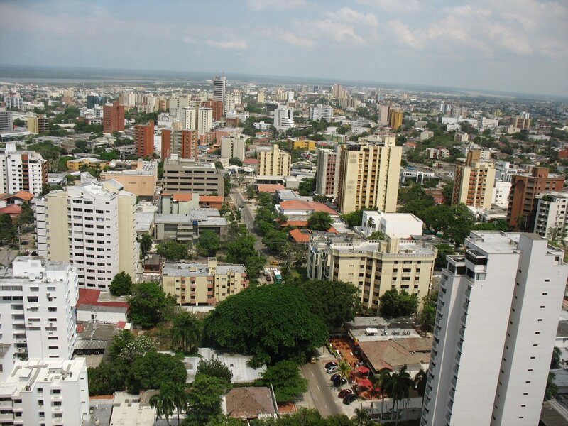 aerial view of a city