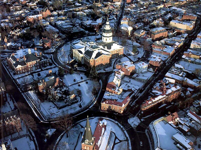 Aerial View of a City — White, Serene