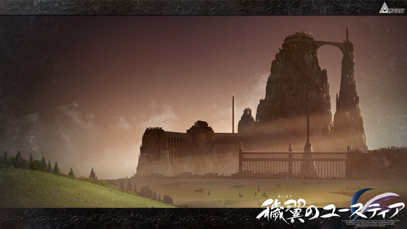 Aerial view of a fantasy fortress