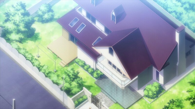 Aerial View of a House