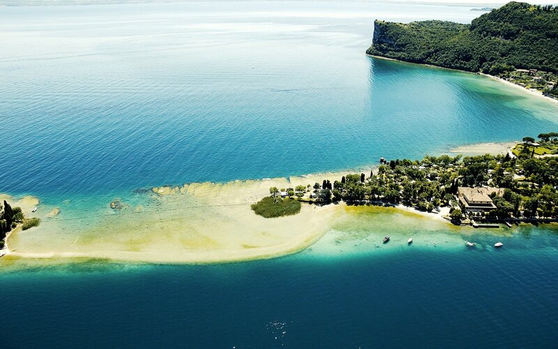 Aerial View of a Lake — Blue, Serene, Afternoon