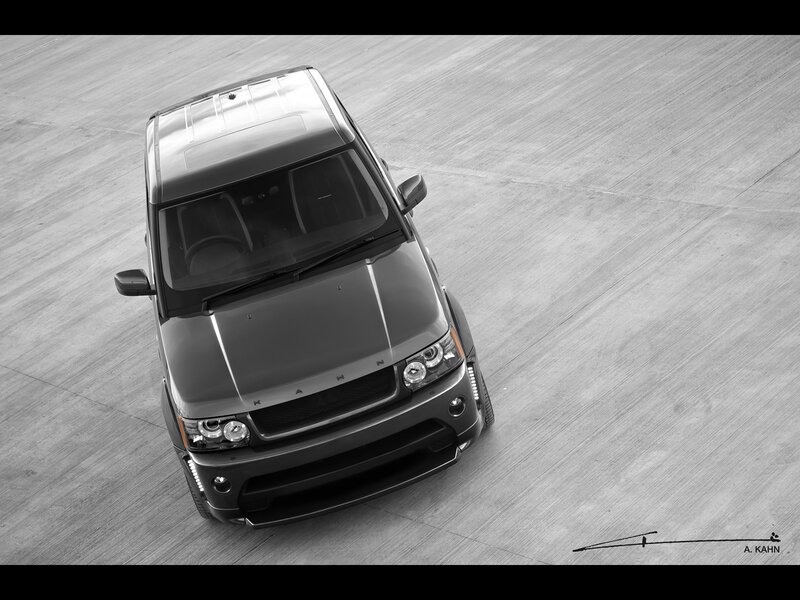 Aerial view of a luxury SUV