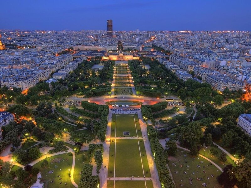 Aerial View of a Park — Green