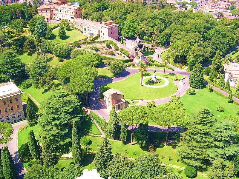 Aerial View of a Park