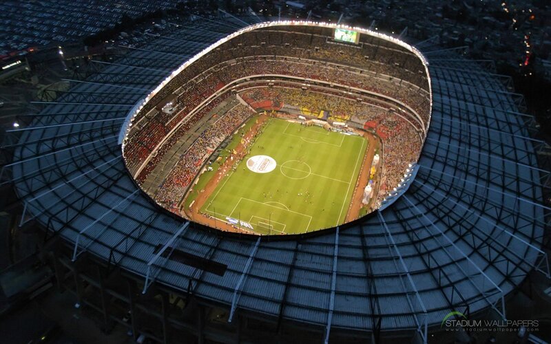 aerial view of a stadium