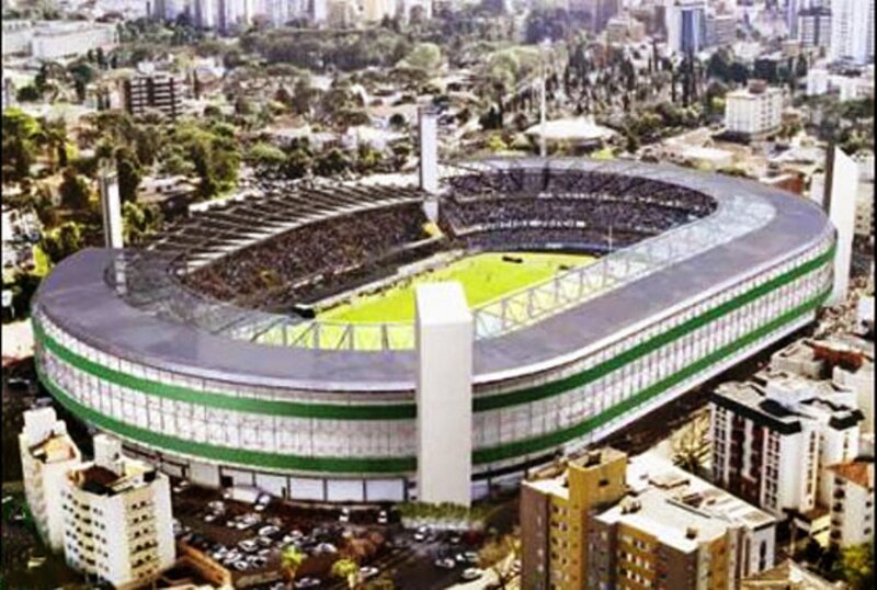aerial view of a stadium