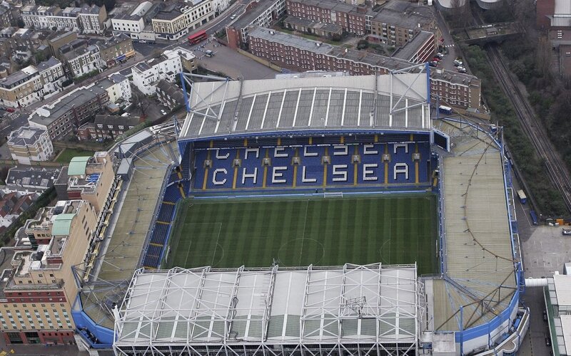 Aerial View of a Stadium — Green, Neutral, Afternoon