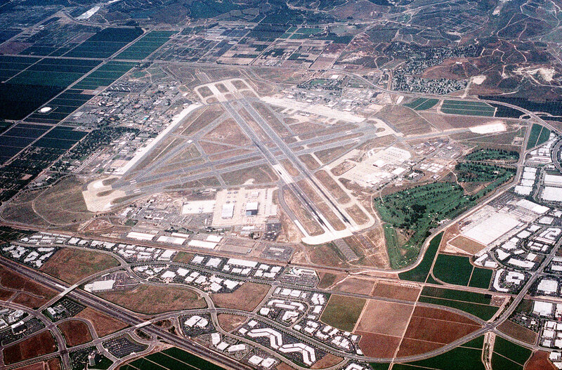 Aerial View of Airport — Green, Neutral