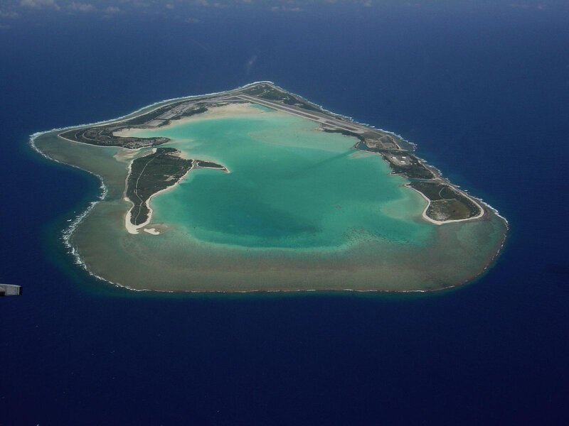 Aerial View of Atoll