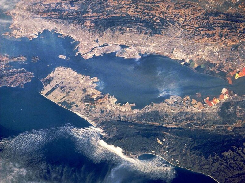 Aerial View of Bay Area
