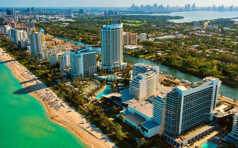 Aerial View of Beachfront