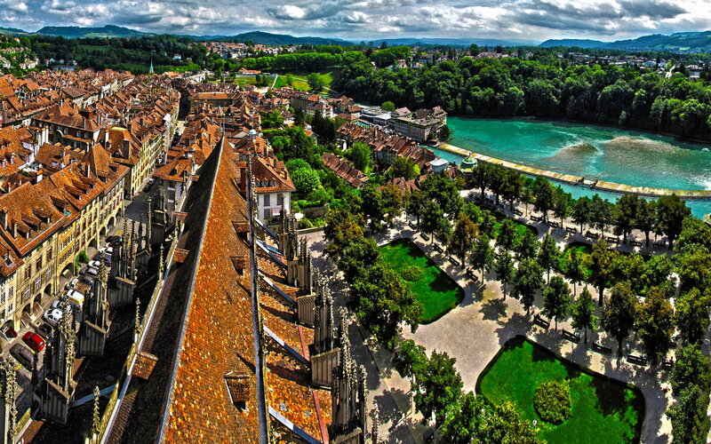 Aerial View of Bern