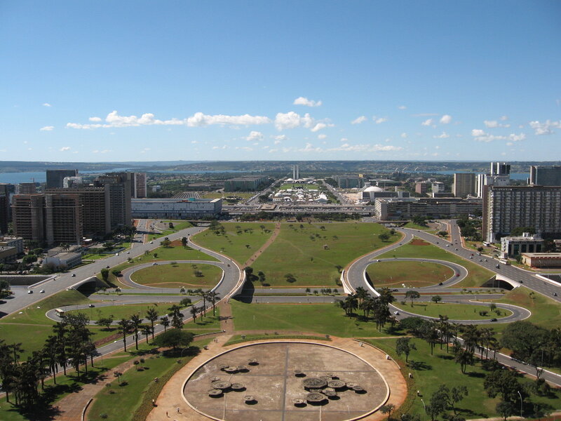 Aerial view of Brasília