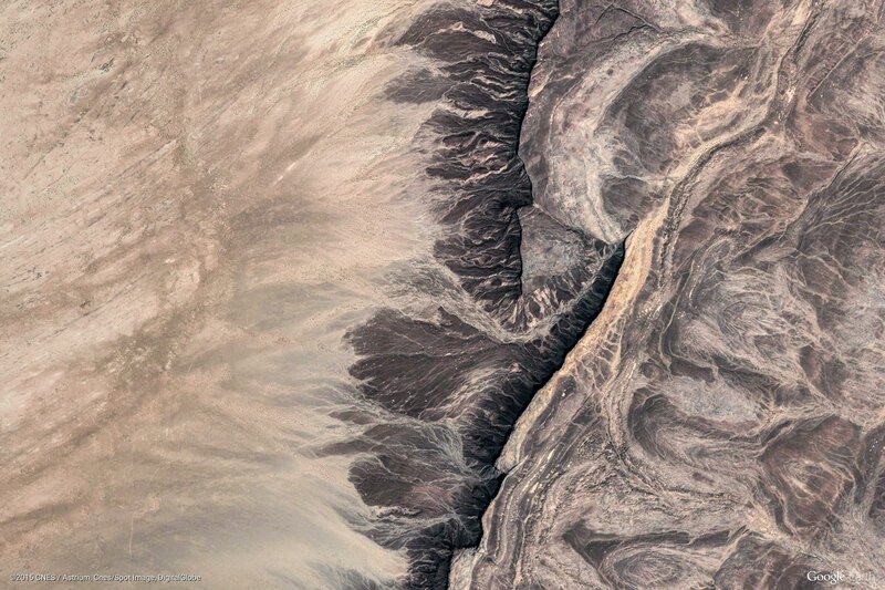 Aerial View of Canyon — Brown, Arid