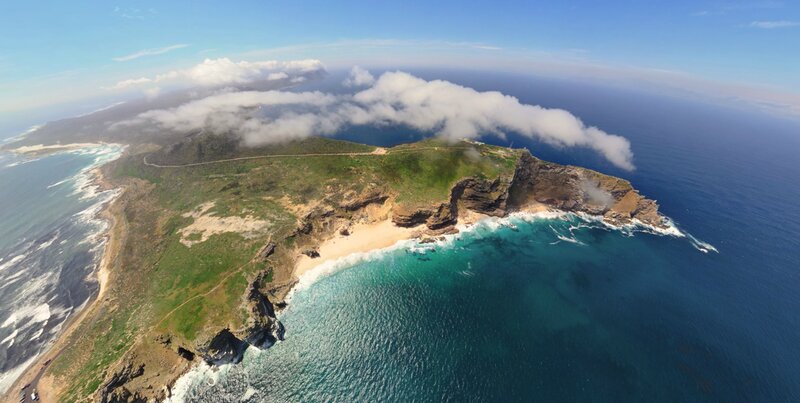 Aerial View of Cape Point — Blue