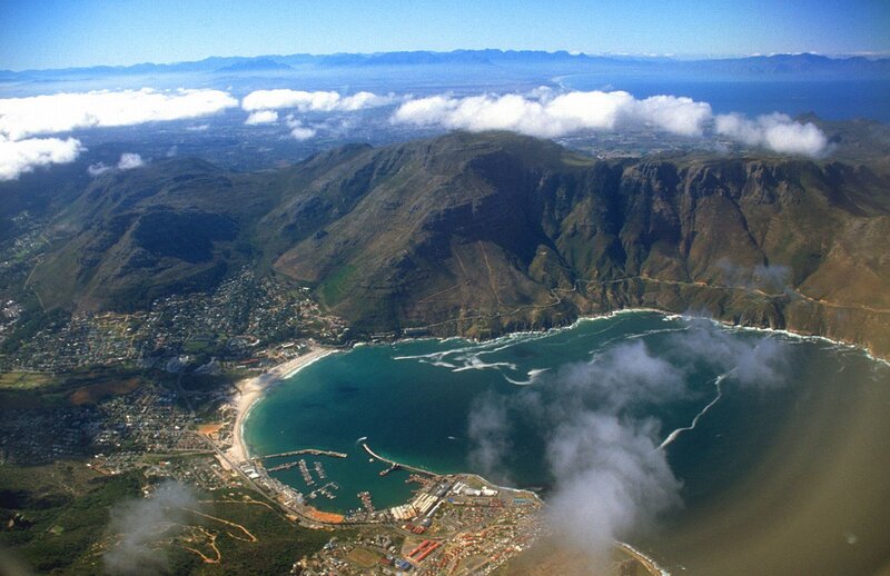 Aerial view of Cape Town