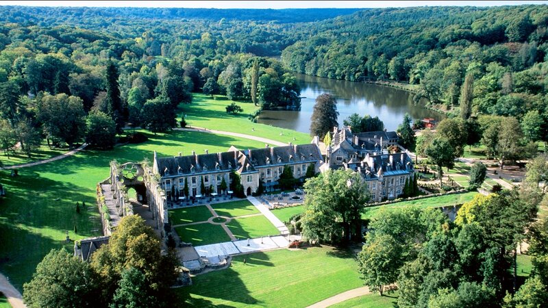 Aerial View of Castle