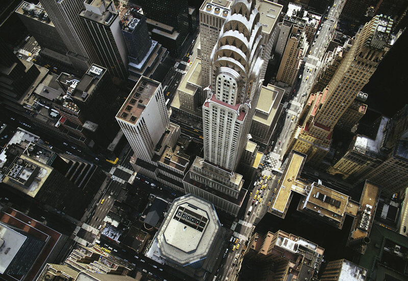 Aerial view of Chrysler Building