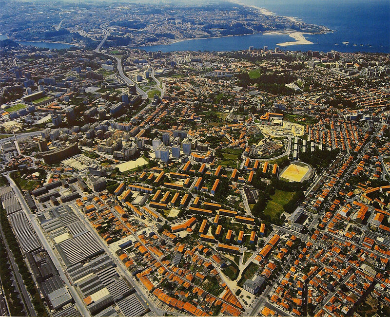 Aerial View of City — Orange